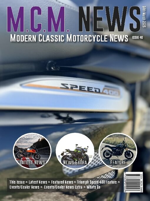 Title details for Modern Classic Motorcycle News by Modern Classic Motorcycle News - Available